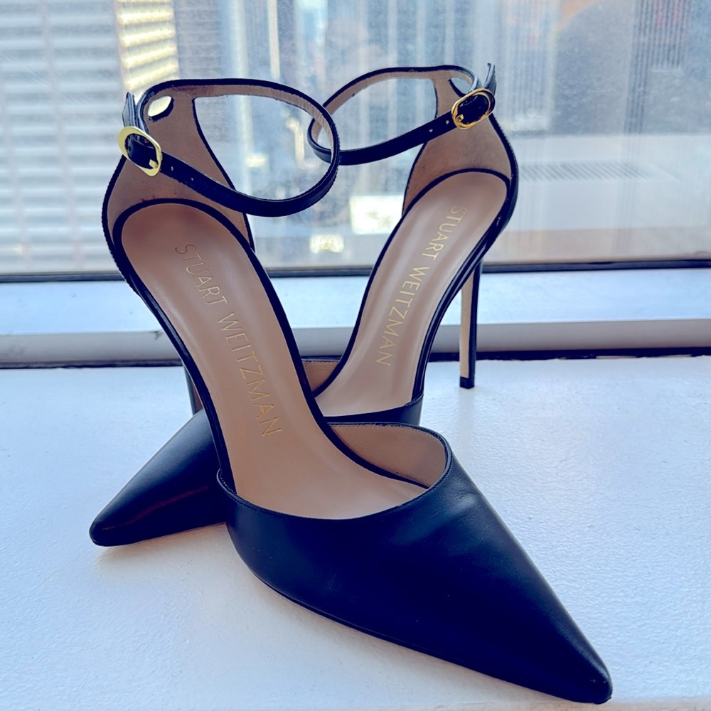 Stuart Weitzman Staurt 100 Leather D’Orsay Pumps Sz 9